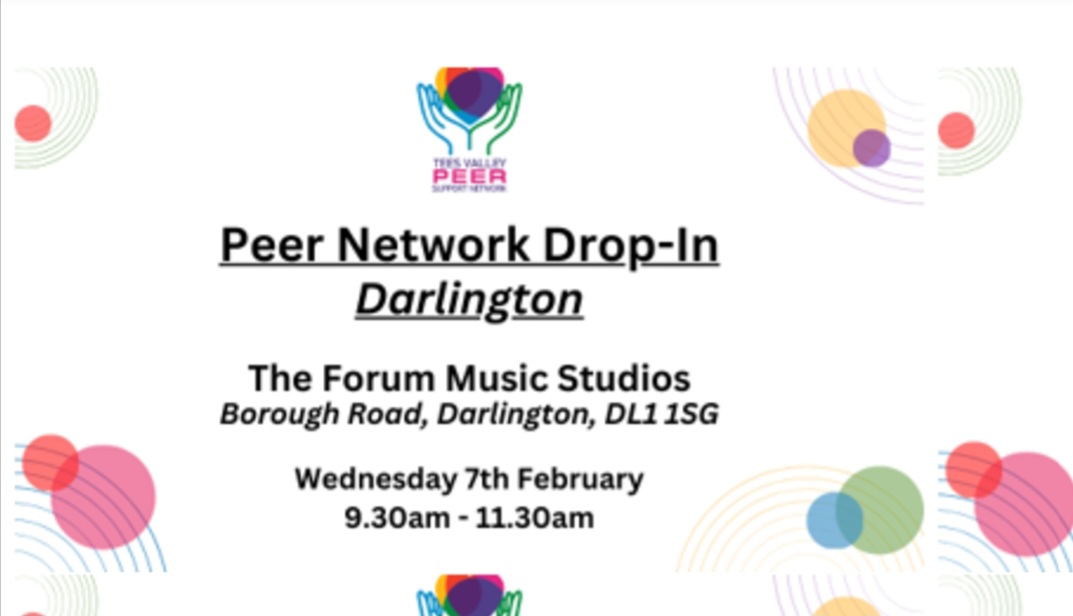 red balloons - peer support network - darlington drop in