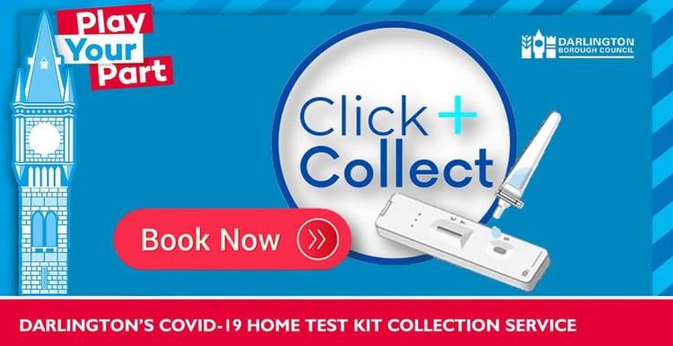 Click and collect Covid test image