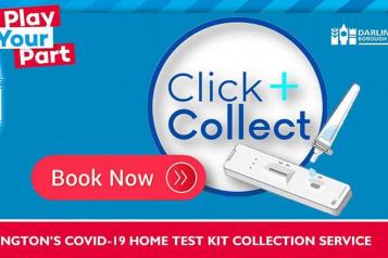 Click and collect Covid test image