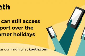 Kooth summer holiday image