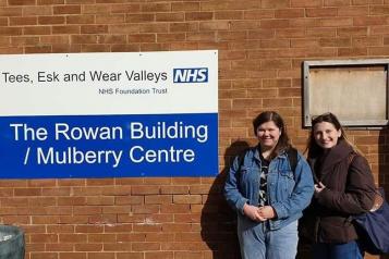 young volunteers visiting mental health services