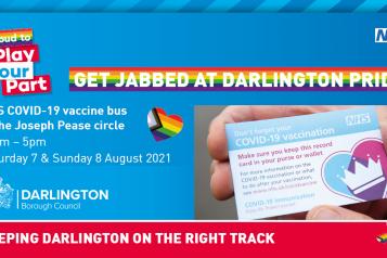 Get jabbed at Darlington pride image