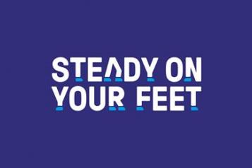 Steady on your feet logo